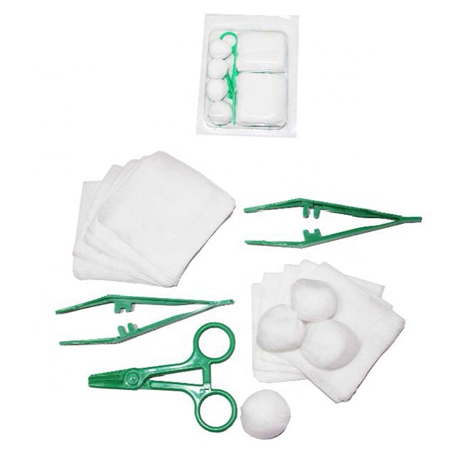 Kit de pansement de base stérile Pack de pansements jetables